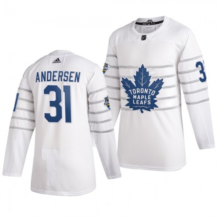 Toronto Maple Leafs Frederik Andersen 31 Wit Adidas 2020 NHL All-Star Authentic Shirt - Mannen